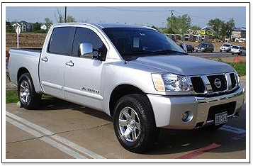 Auto Window Tinting in Denton, TX | FlexShield Window Tint & Car Audio | Silver Truck with Tinted Windows